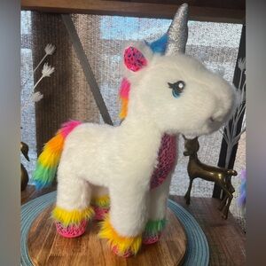 Build A Bear Magic Shimmer UNICORN Horse 11" plus Stuffed White-More 2019 Tags